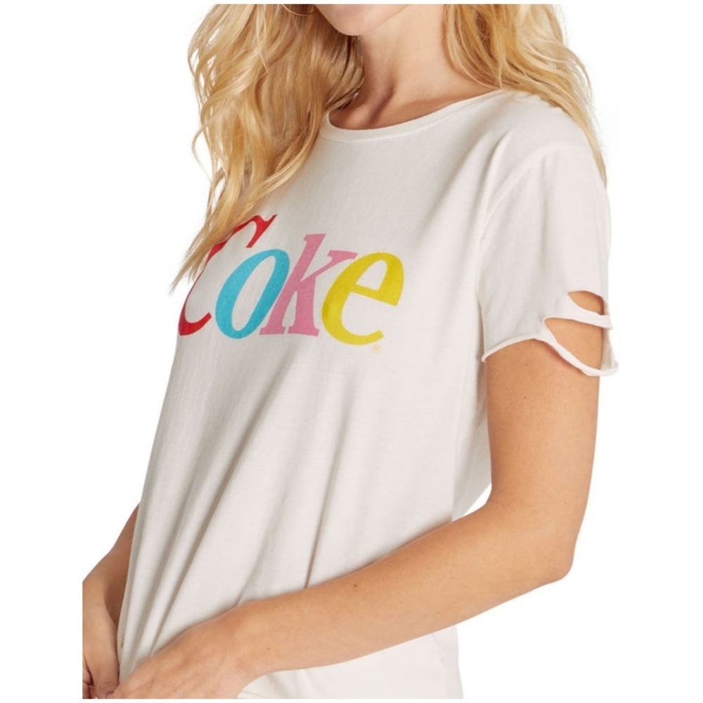 Wildfox Coca-Cola Coke Stellar Graphic Tee New NWT Size Small graphic top summer